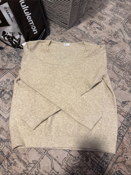 Zyia Active Sweaters - Zyia Beige Crewneck Sweater - Neutral Knit